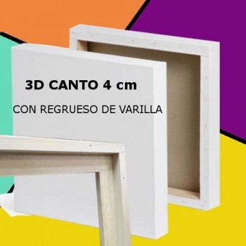 BAST. 3D (CANTO 4cm) C/TELA FORMATO CUADRADO