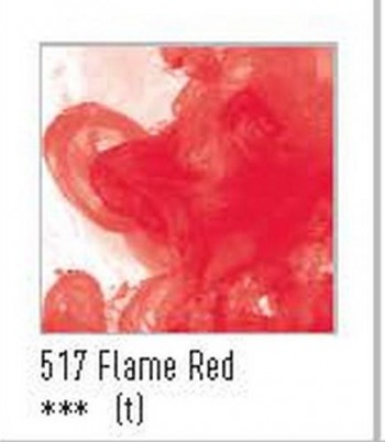 N.517 FW TINTA ACRÍLICA FLAME RED