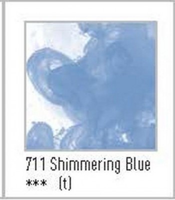 N.711 FW TINTA ACRÍLICA SHIMMERING BLUE