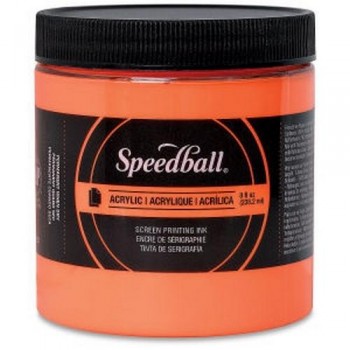 Speedball 237ml Tinta serigrafía fluorescente Orange