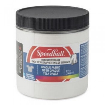 Speedball 237ml Tinta serigrafía opaca Pearly White