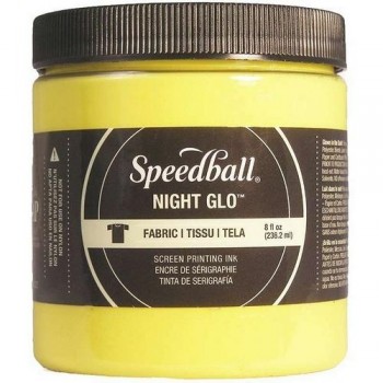 Speedball 237ml Tinta serigrafía fosforescente Amarillo