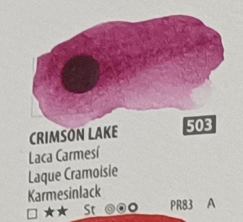 Acua. PWC ShinHan 15ml CRIMSON LAKE nº 503 serie A