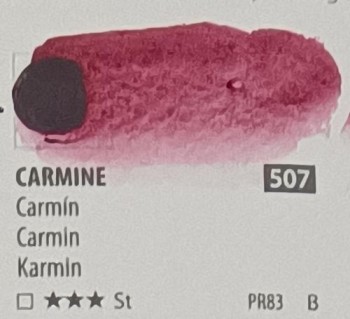 Acua. PWC ShinHan 15ml CARMINE nº 507 serie B