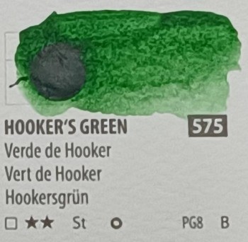 Acua. PWC ShinHan 15ml HOOKER S GREEN nº 575 serie B