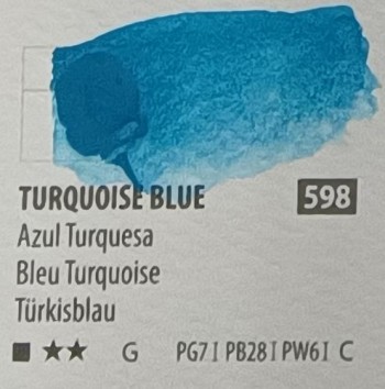 Acua. PWC ShinHan 15ml TURQUOISE BLUE nº 598 serie C