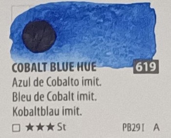 Acua. PWC ShinHan 15ml COBALT BLUE HUE  nº 619 serie A