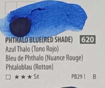 Acua. PWC ShinHan 15ml PHTHALO BLUE  nº 620 serie B