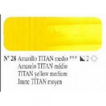 N028 AMARILLO TITAN MEDIO ÓLEO TITÁN EXTRA FINO