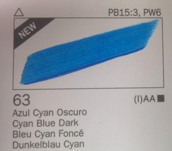 N.063 VALLEJO STUDIO - Azul Cyan Oscuro