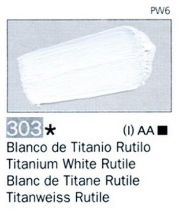 N.303 VALLEJO ARTIST Blanco Titanio Rutilo