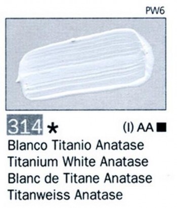 N.314 VALLEJO ARTIST Blanco Titanio Anatase