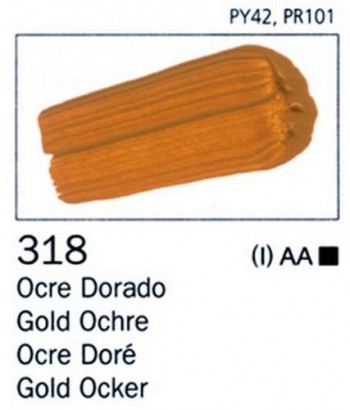 N.318 VALLEJO ARTIST Ocre Dorado