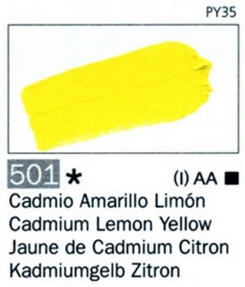 N.501 VALLEJO ARTIST Cadmio Amarillo Limón