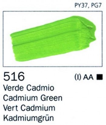 N.516. VALLEJO ARTIST Verde Cadmio