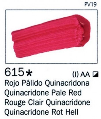 N.615 VALLEJO ARTIST Rojo Pálido Quinac.
