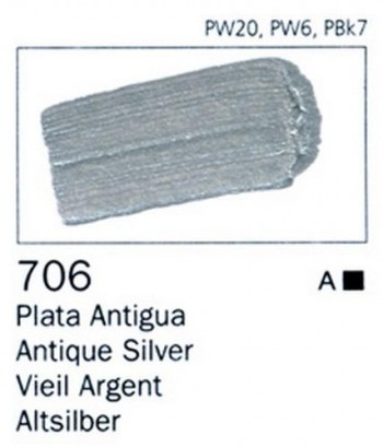 N.706 VALLEJO ARTIST Plata Antigua