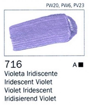 N.716. VALLEJO ARTIST Violeta Iridiscente