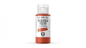 N.510 VALLEJO TEXTIL- Rojo - Fluorescent Color